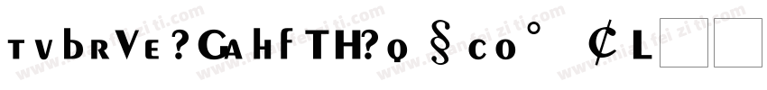 UWCS7F (BIG5) Regula字体转换